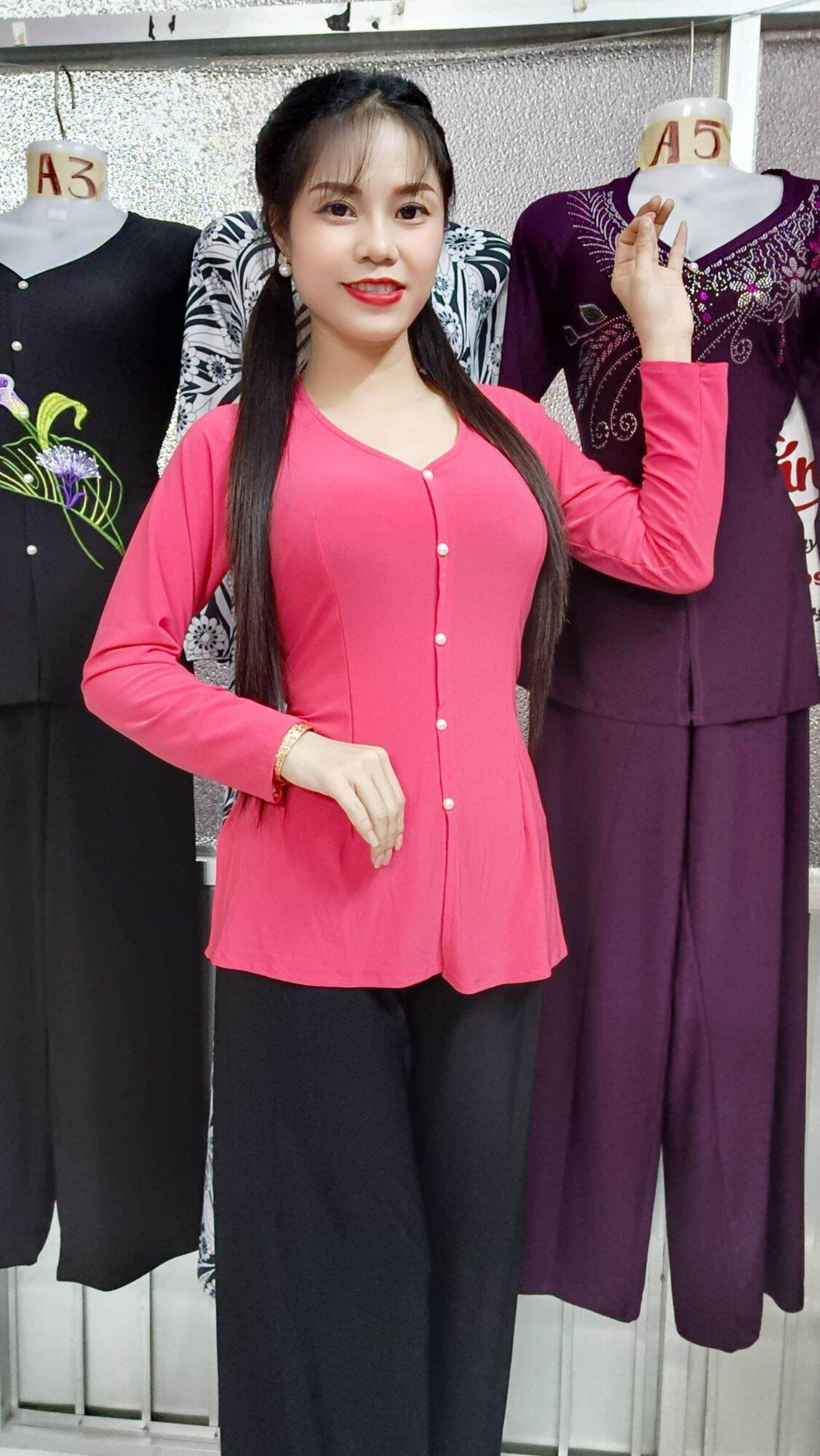 (NHÓM 2) áo lẻ bà ba trơn