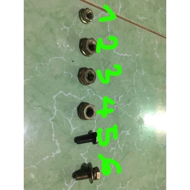 Ốc Tán Ren Ngược Ráp Lưỡi Máy Cắt Cỏ 8 - 10 - 12