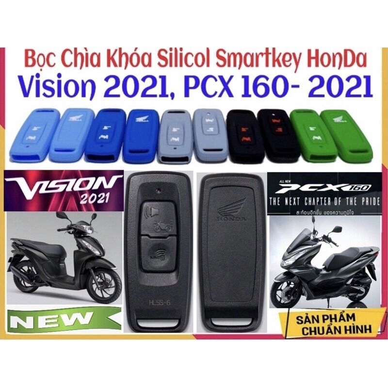 Bao remote silicon vision 2021 / sh 350i / sh mode 2021 / winner x 2022 bảo vệ chìa khóa smartkey