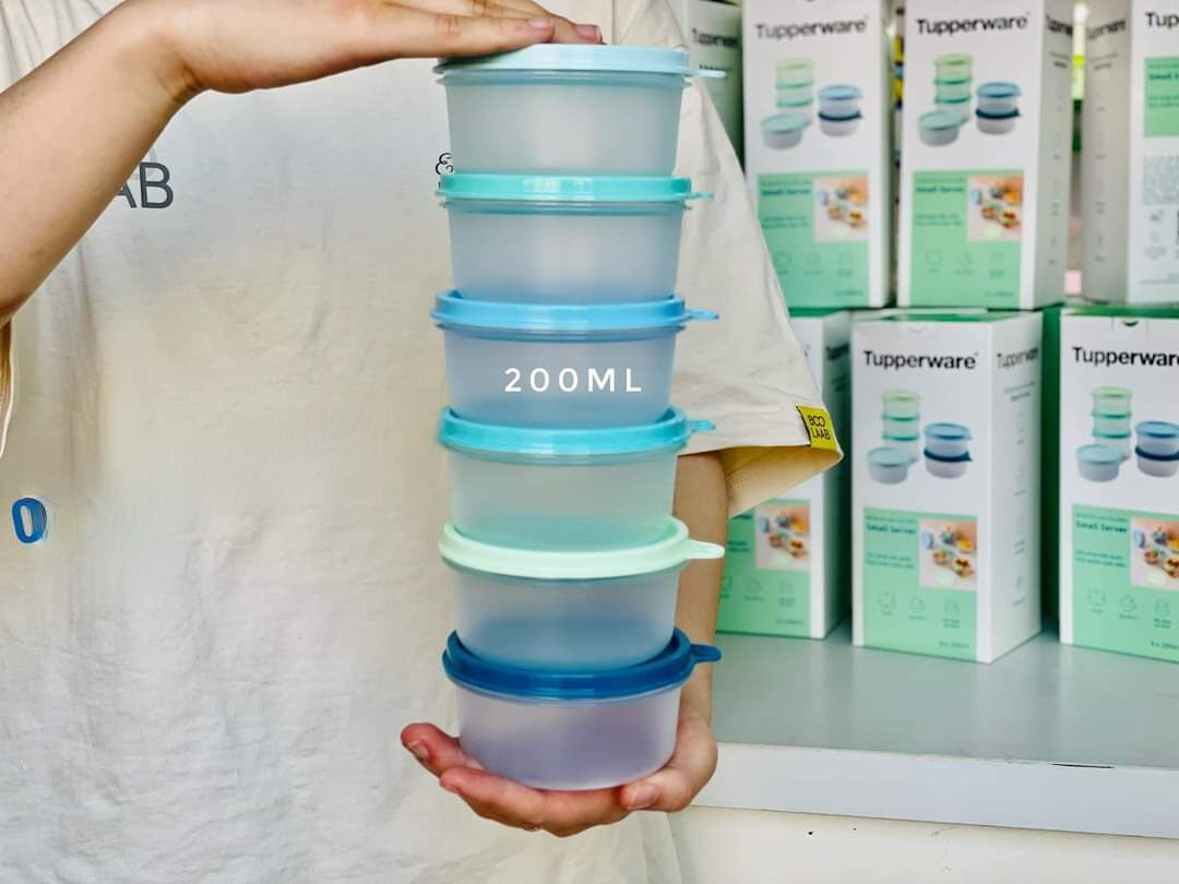 Bộ hộp bảo quản thực phẩm Colorful Small Server 200ml (6 hộp)