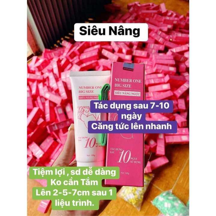 Kem nở ngực number big Size Thái Lan tăng vòng 1 tuýp 100g