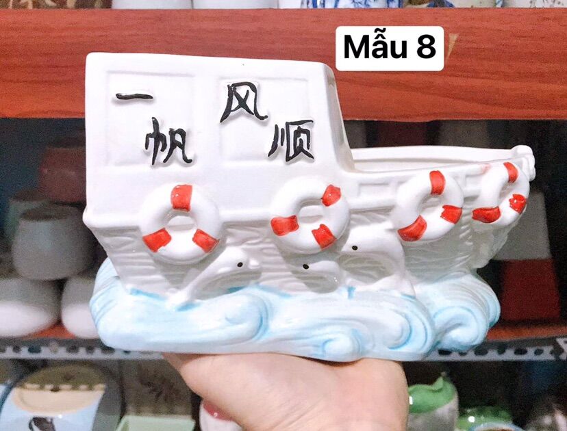 Chậu sứ đôi trồng cây