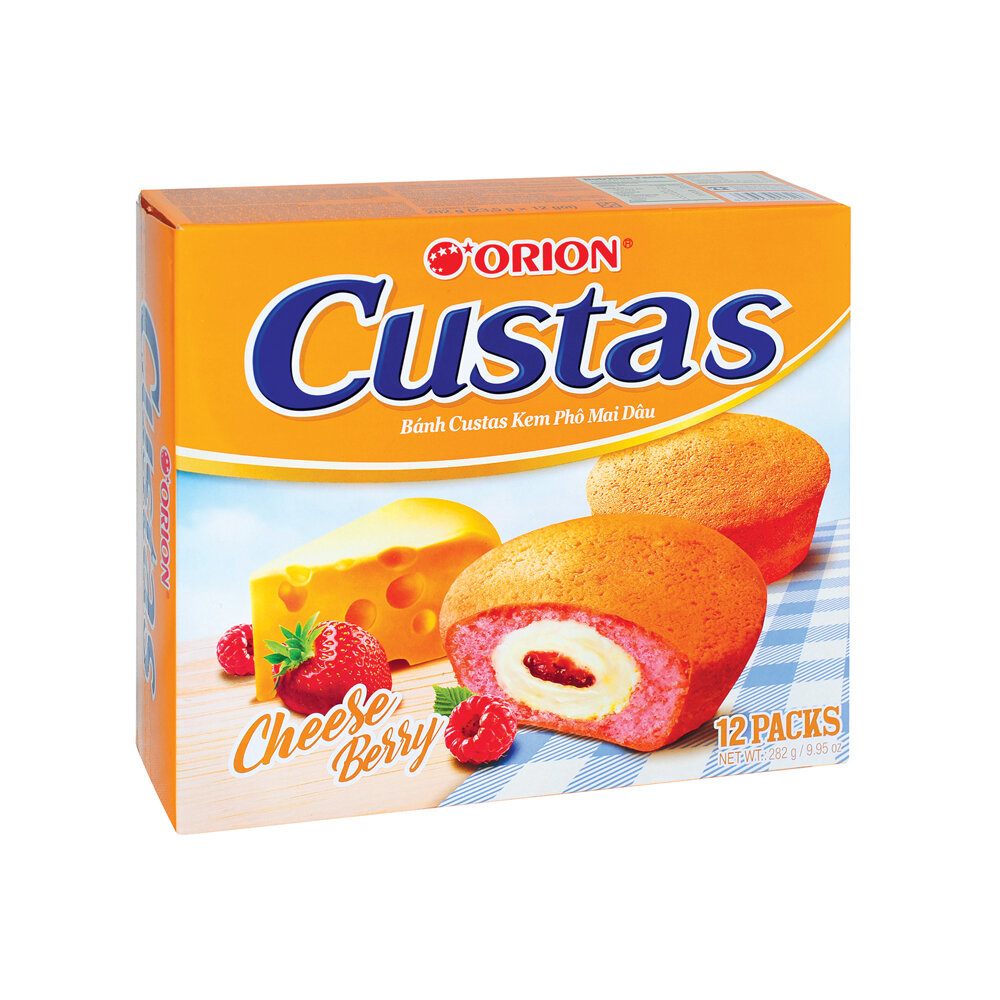 Bánh kem trứng CustaS hộp 282g