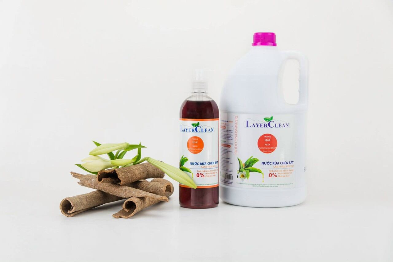 Nước rửa chén Layer Clean chai 800ml