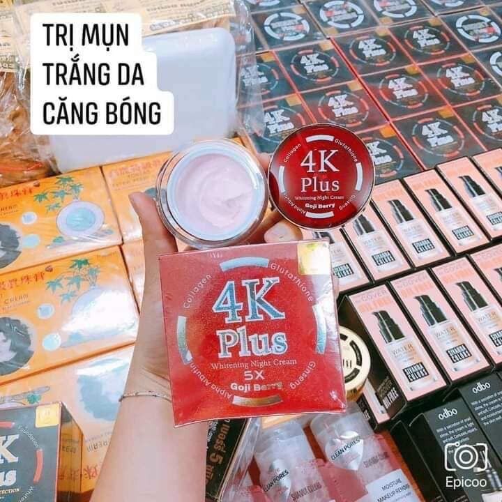 Kem 4k plus ĐỎ dành cho da mụn
