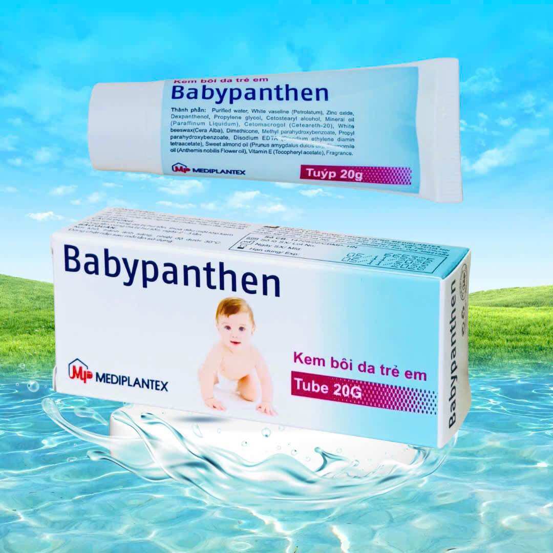 (Tuýp 20g) Kem chống hăm bôi da an toàn cho bé Babypanthen