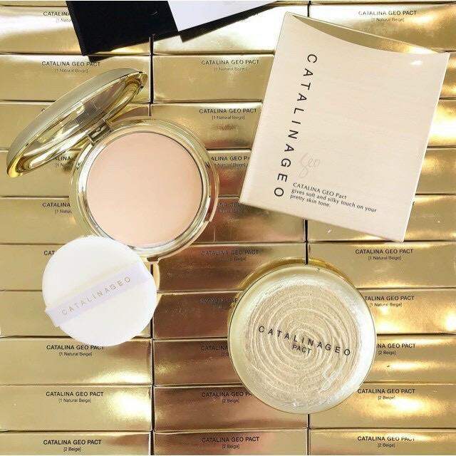 Phấn phủ Ngọc trai siêu mịn Geo