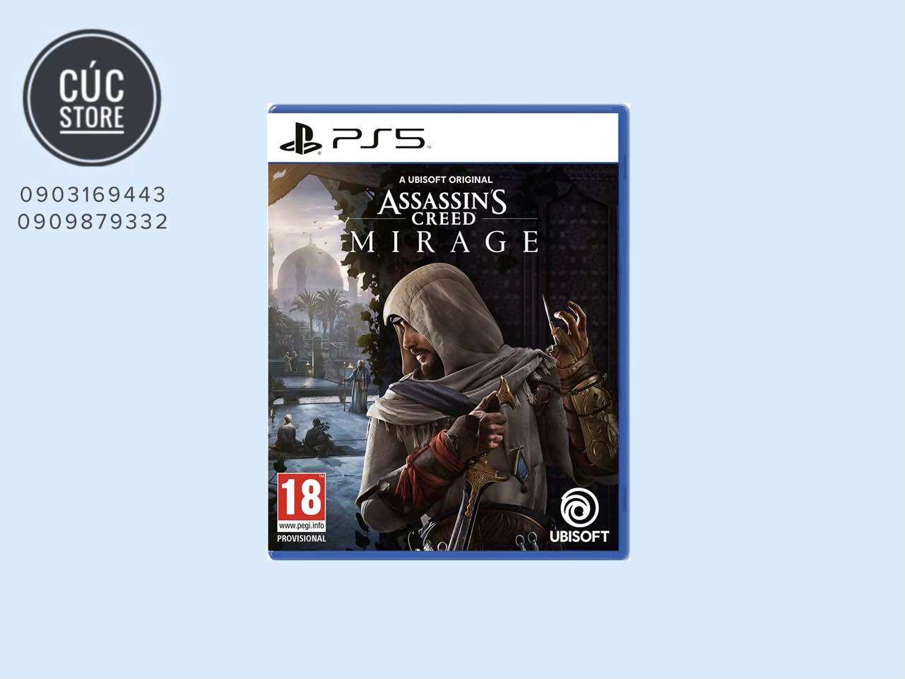 Đĩa chơi game PS4/ PS5: Assassin’s Creed: Mirage