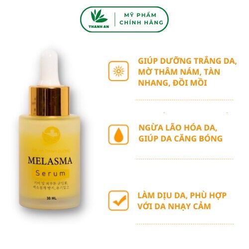 Serum dưỡng da Melasma 30ml giúp trắng da mờ thâm nám