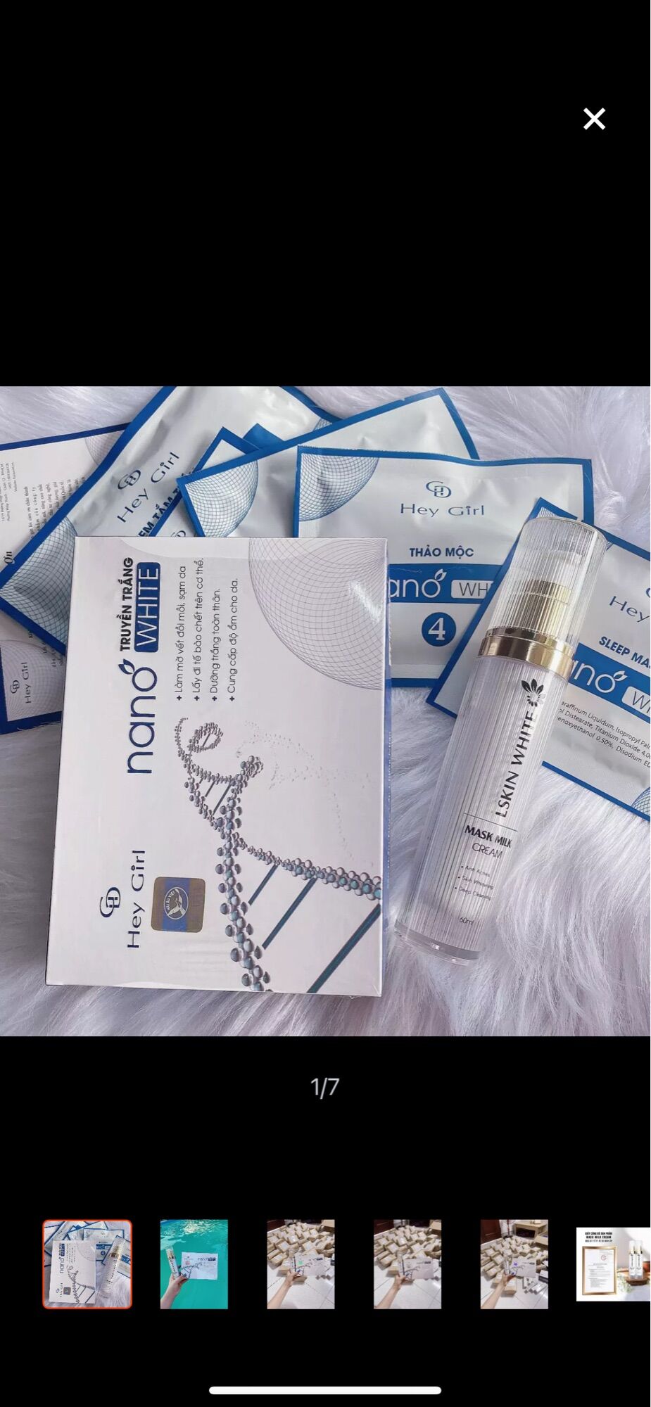 Compo TẮM TRẮNG NANO +Ủ TRẮNG KÉN TẰM