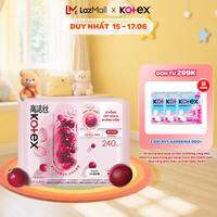 Gói/ Lốc 4 Gói Băng Vệ Sinh Kotex Cranberry Nam Việt Quất Siêu Mỏng Cánh 8 miếng/gói