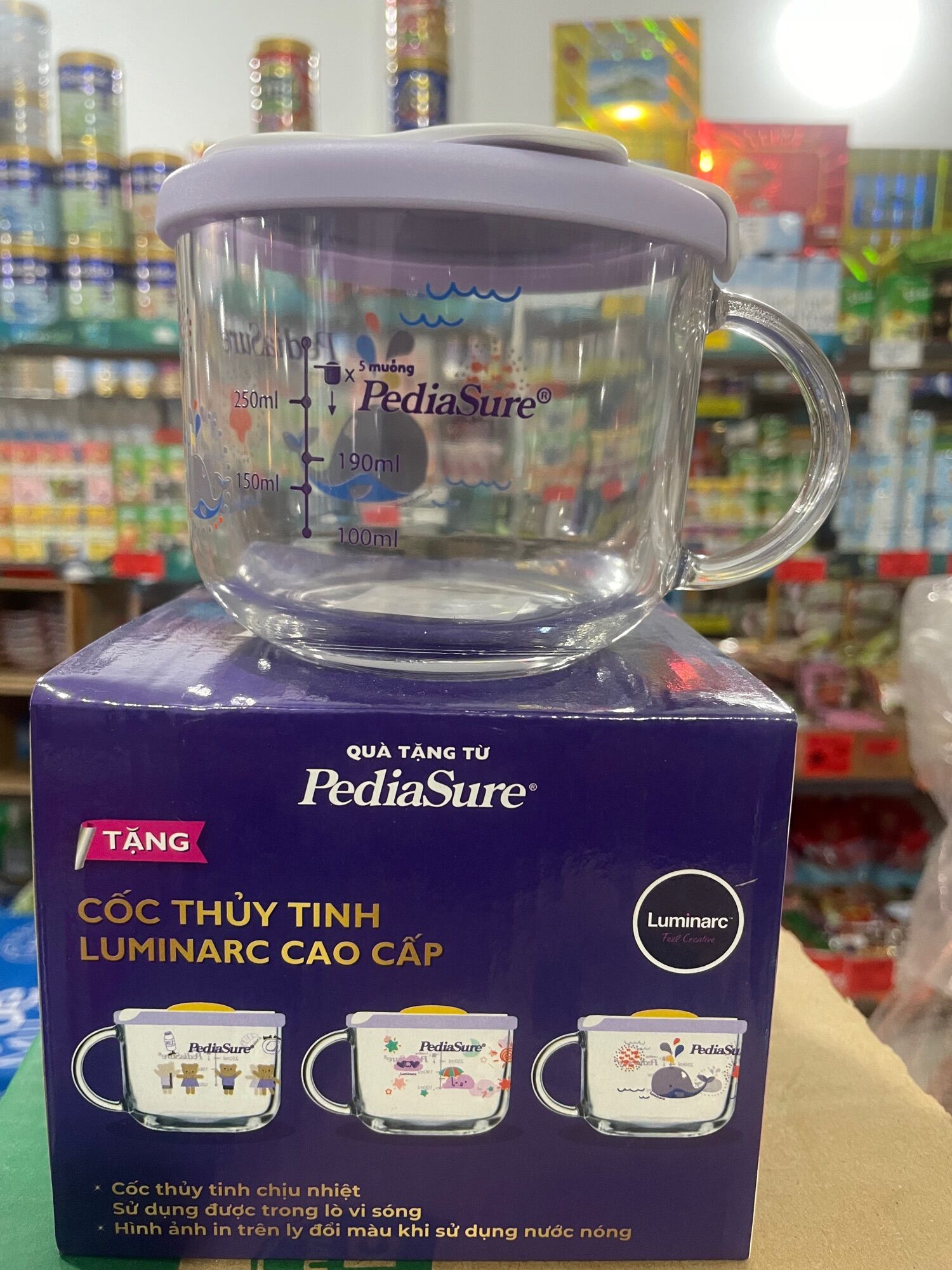 ——Ly thuỷ tinh luminarc đổi màu -hkm pedisure