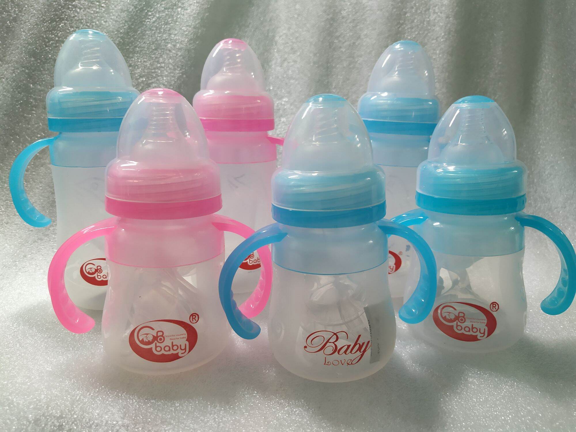 Bình sữa silicon 2in1 Baby love, Bình gb baby cổ rộng 240ml/ 150ml