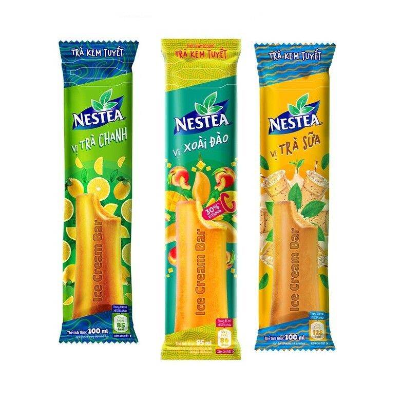 Hộp kem trà tuyết Nestea 6 chiếc