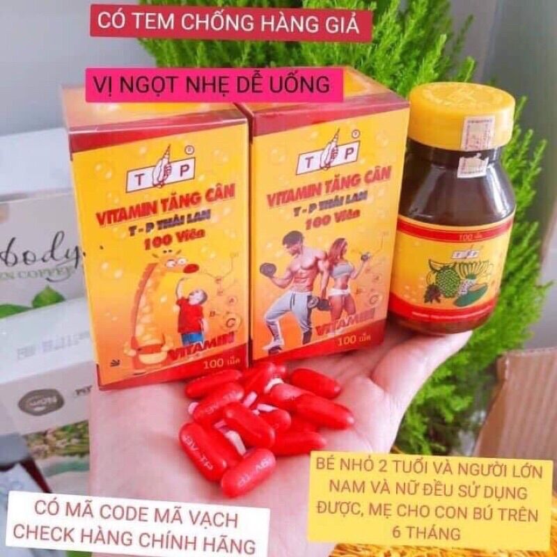 Vitamin tăng cân tp thái lan 100 viên