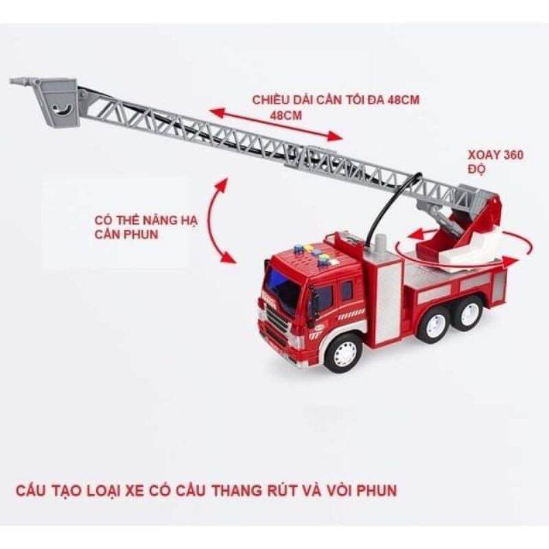 XE CỨU HOẢ PHUN NƯỚC 1:16