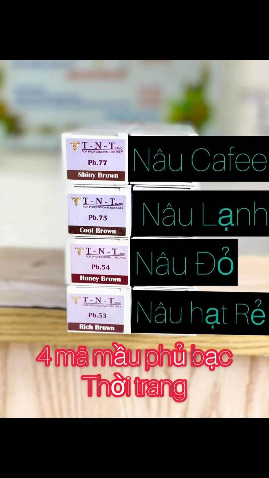 Phủ bạc thời trang TNTplus chỉ với 1 tuyt màu