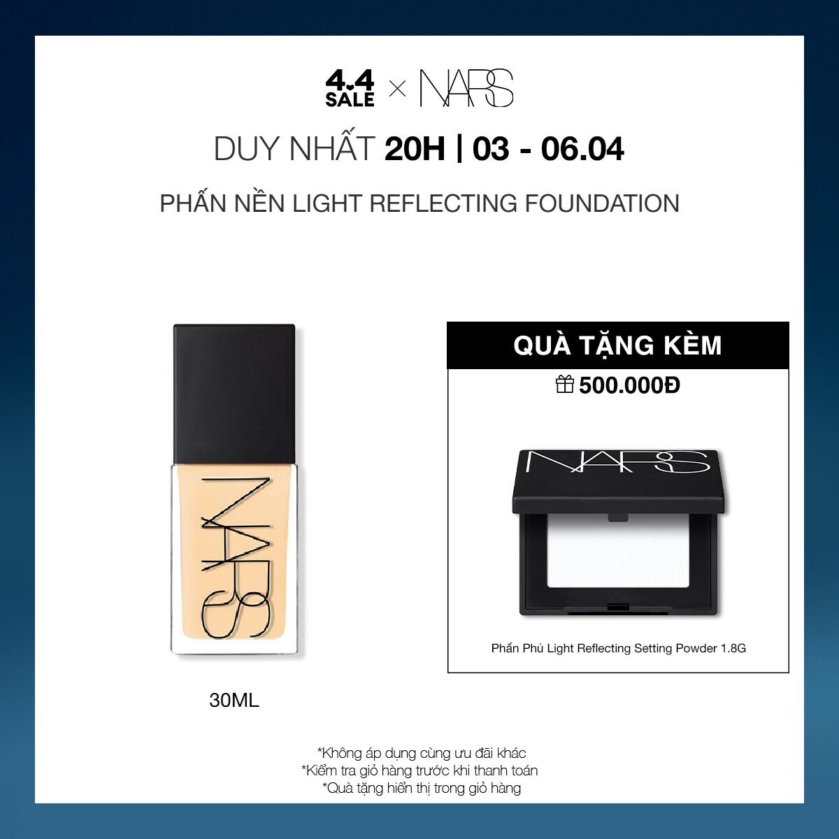Nars Light Reflecting Foundation Liquid Foundation 30ml