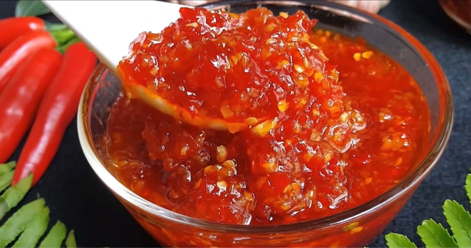 Ớt xay ngâm đường siêu cay ngon 220gr