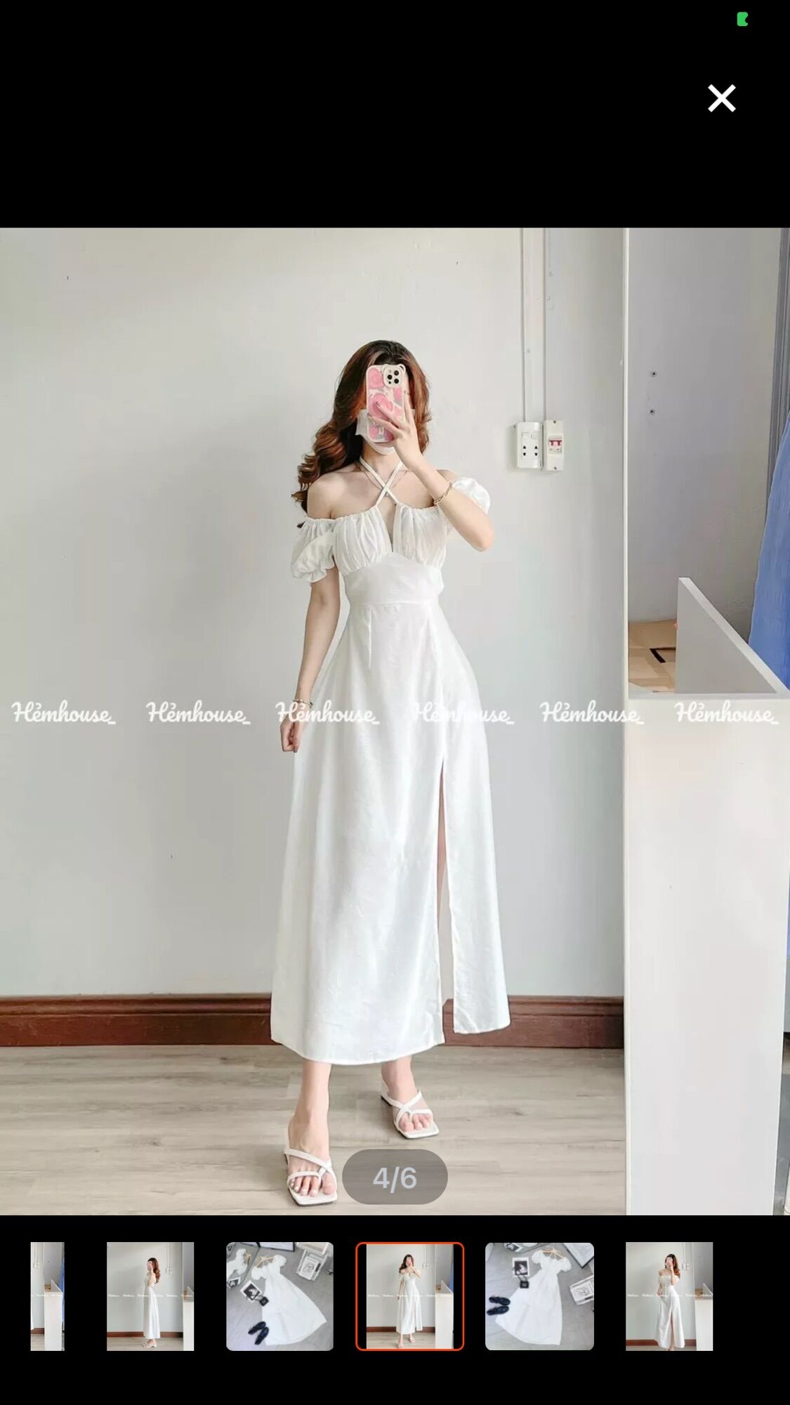 Đầm midi xẻ tà hot hit năm 2022