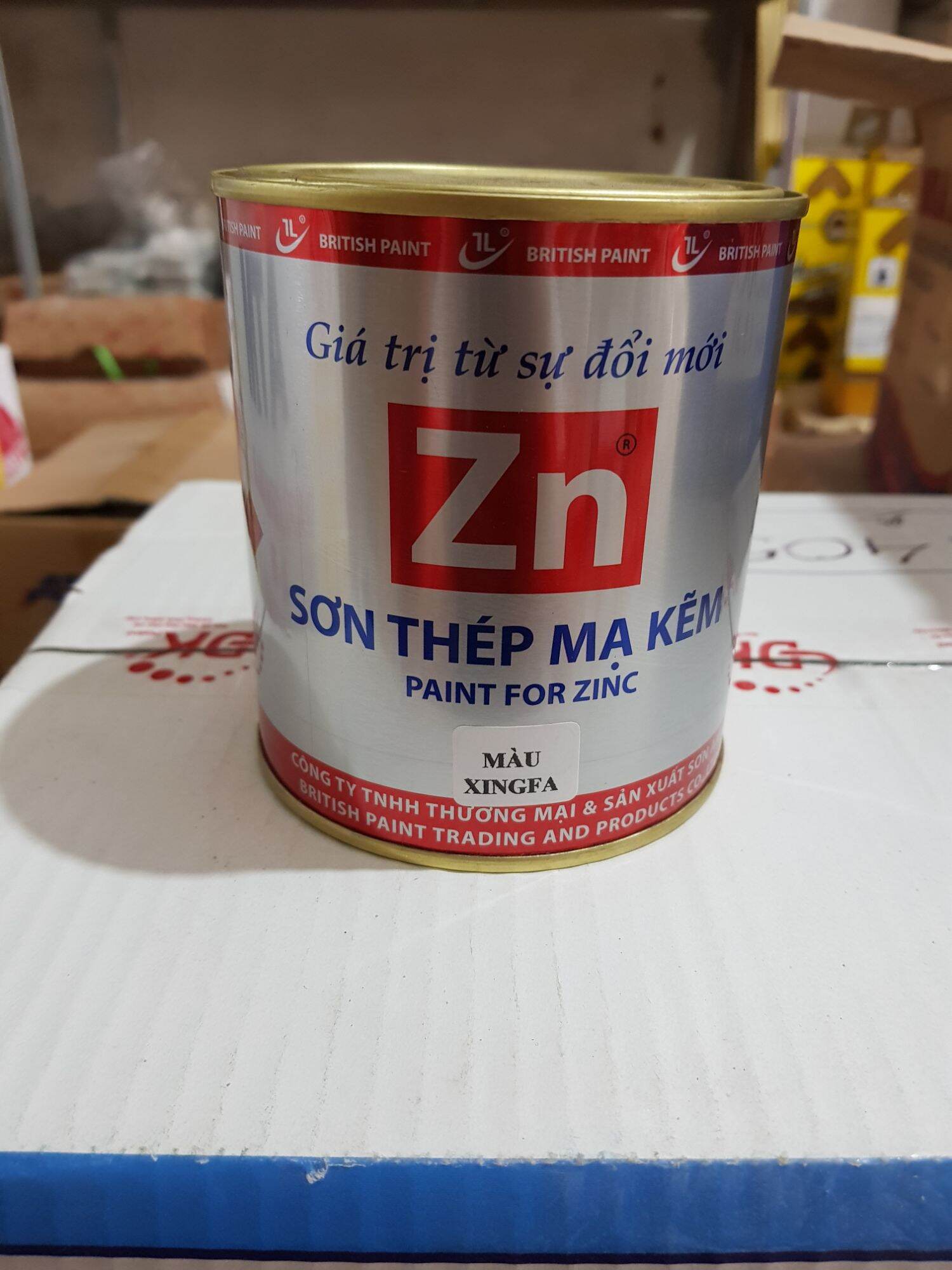 Sơn thép mạ kẽm zn các màu