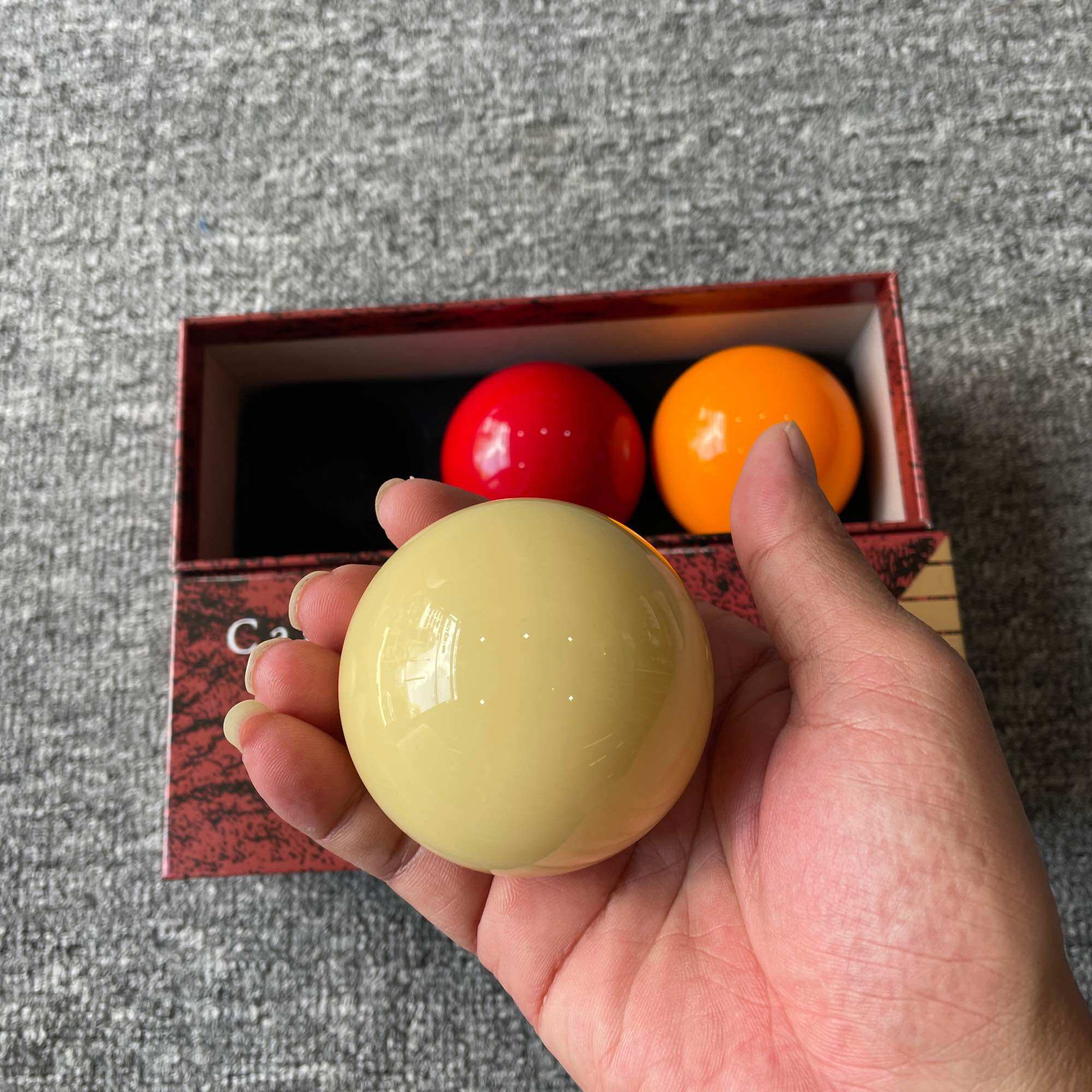 Bộ Bóng Bida Supper Carom (bi líp 3 bóng) KT 61,5mm.