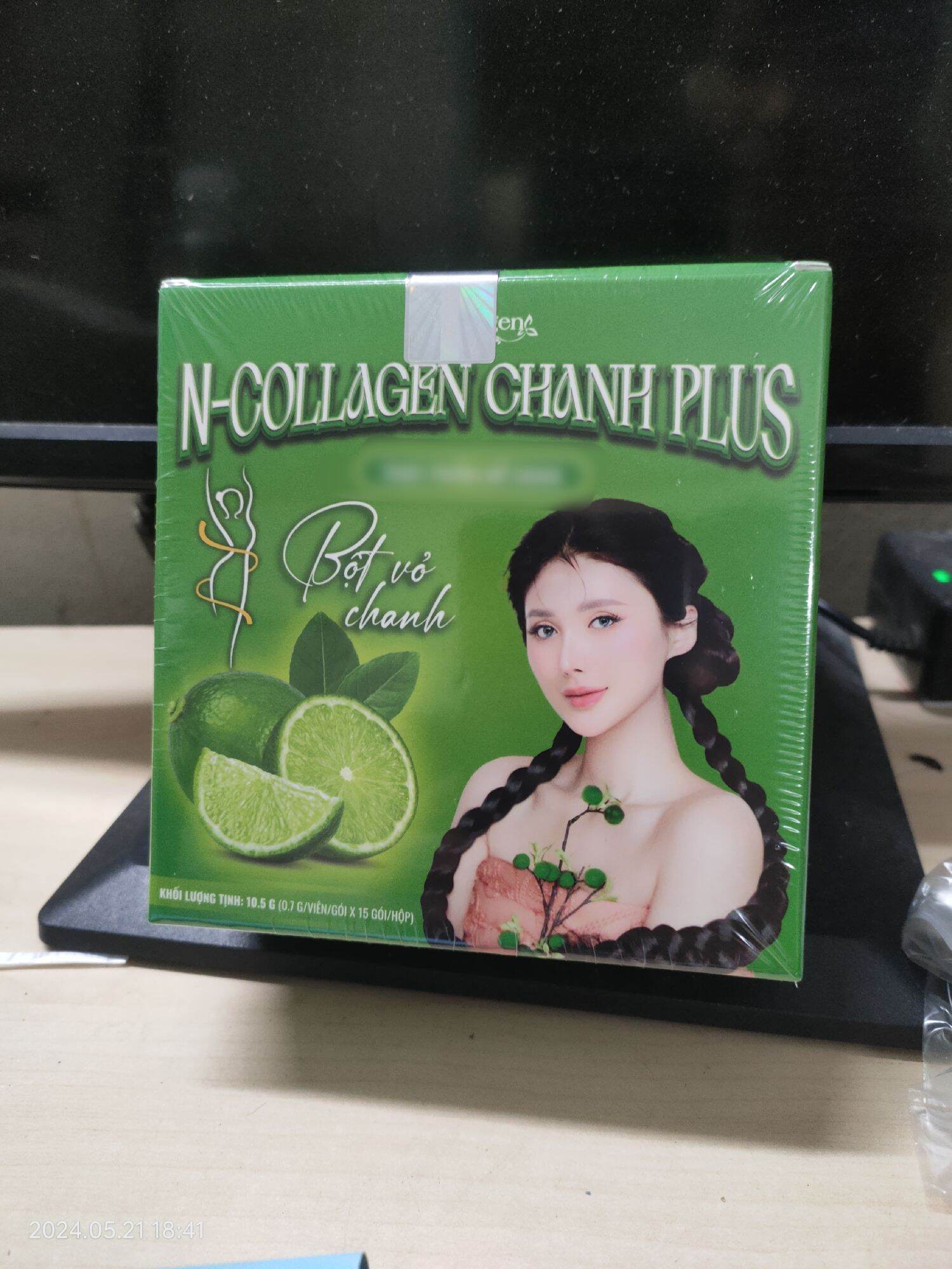 giảm cân detox chanh phiên bản mới (hộp 15 viên chanh)