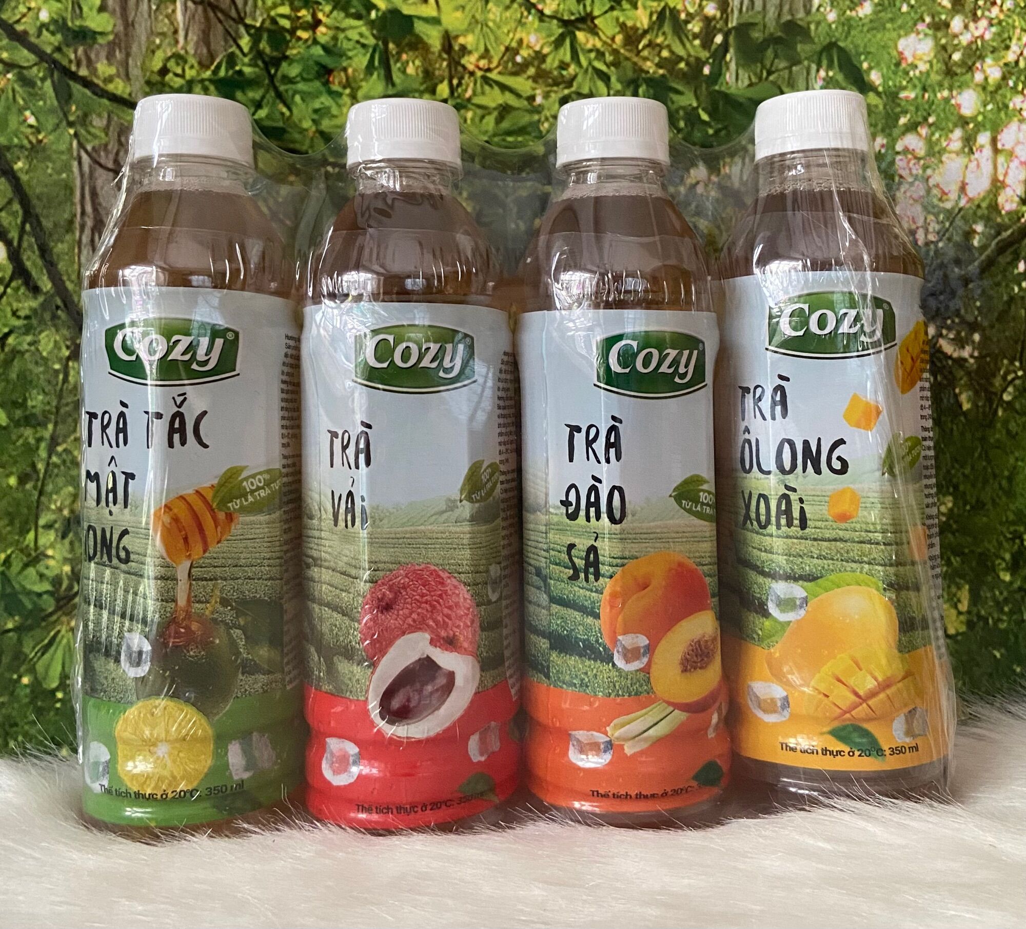 1 lốc trà cozy 4 vị /4 chai*350ml