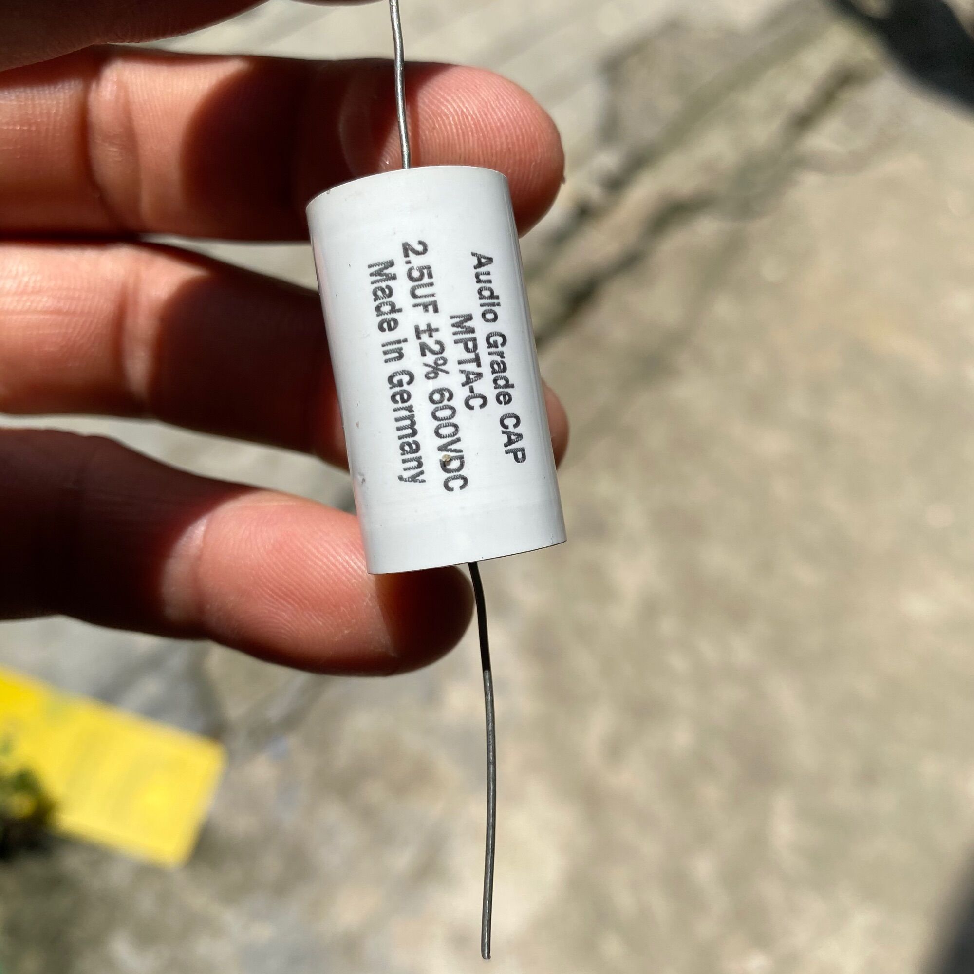 Tụ loa treble 2.5uf /600vdc Audio Grade Cap