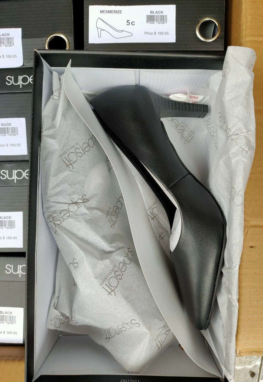 giày cao gót Supersoft da thật