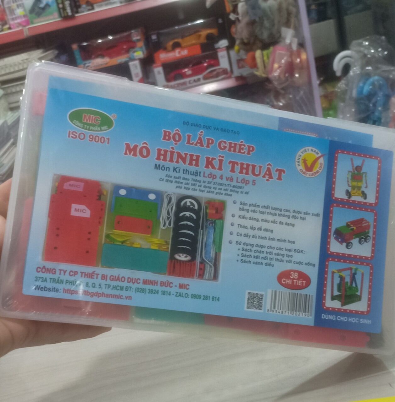 Bộ lắp ghép mô hình kĩ thuật lớp 4,lớp 5