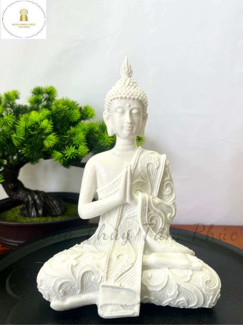 Tượng Phật Thích Ca Thái Lan cao 22cm trang trí phong thủy,thờ phật, phòng khách,bàn làm việc