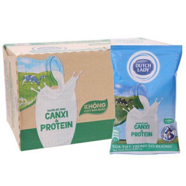 Sữa tươi cô gái Hà Lan bịch 220ml