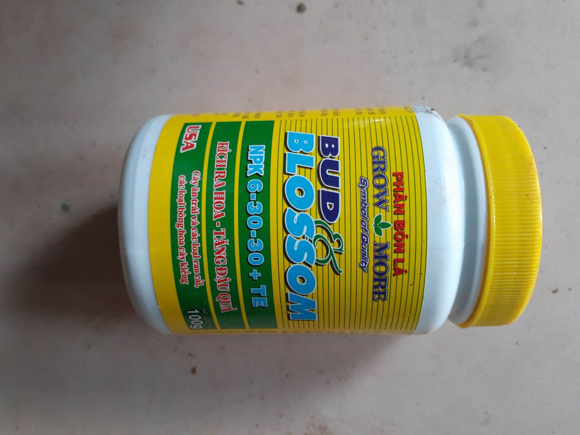 Phân bón npk 6-30-30 kích thích ra hoa lọ 100gr