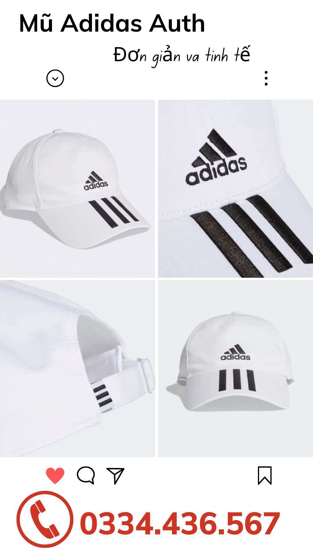 [Autj] Mũ bóng chày Adidas vợt sale Nhật