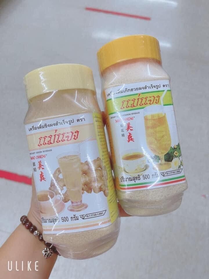 Bột pha trà gừng và hoa cúc thái lan 500gr
