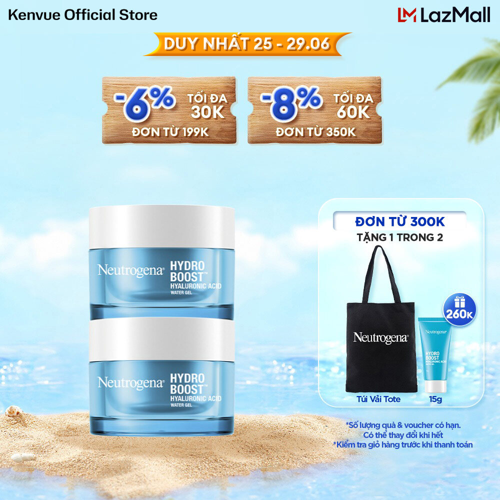 Combo 2 Kem dưỡng cấp ẩm Neutrogena® Hydro Boost Hyaluronic Acid Water Gel 50G