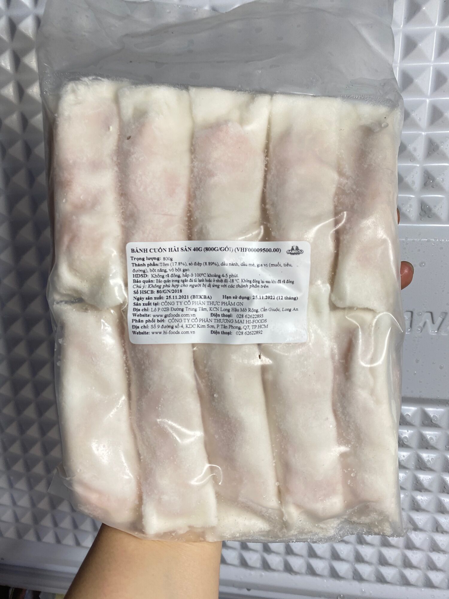 Bánh cuốn tôm sò điệp