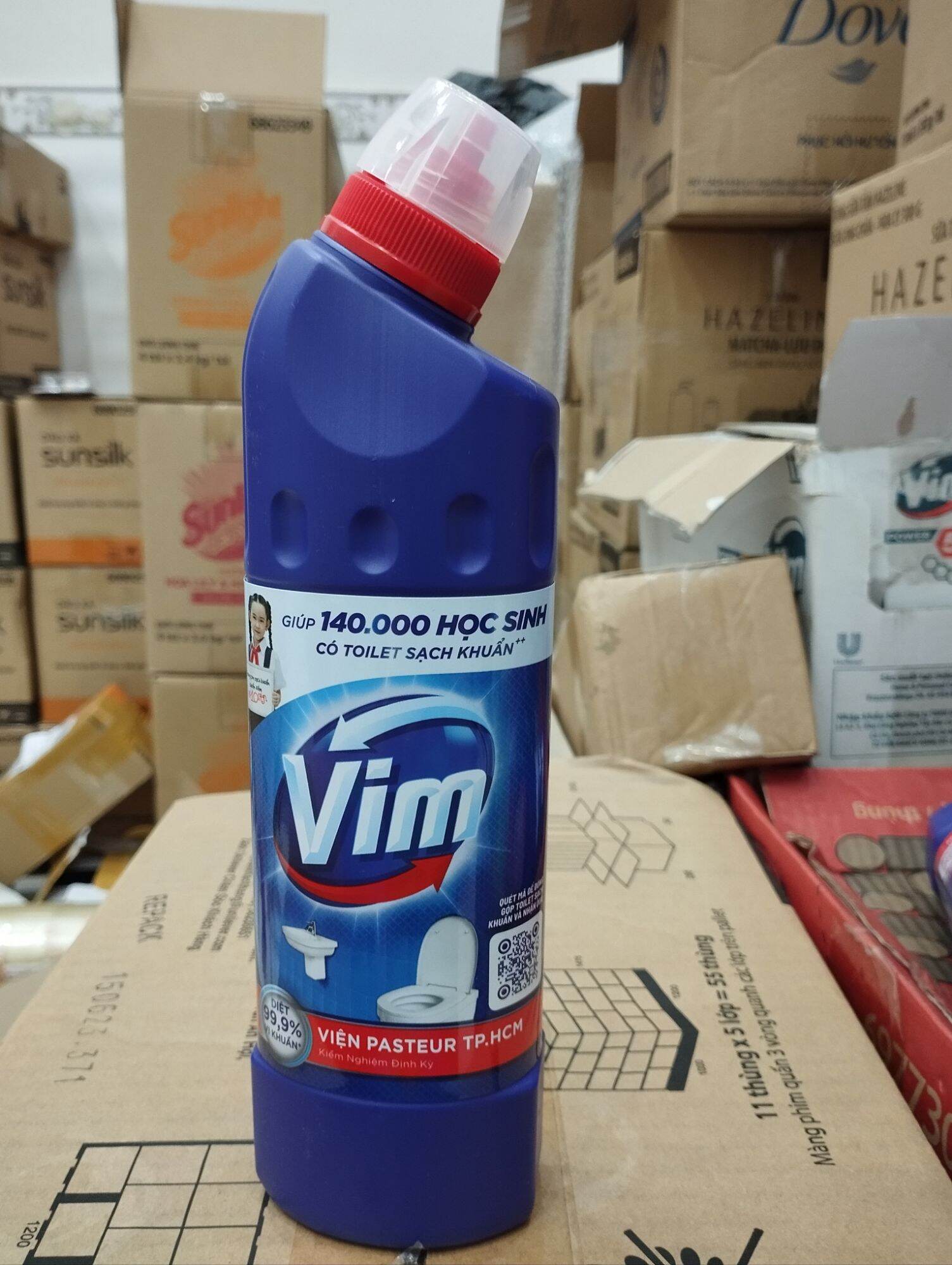 Vim tẩy bồn cầu nhà tắm 450ml