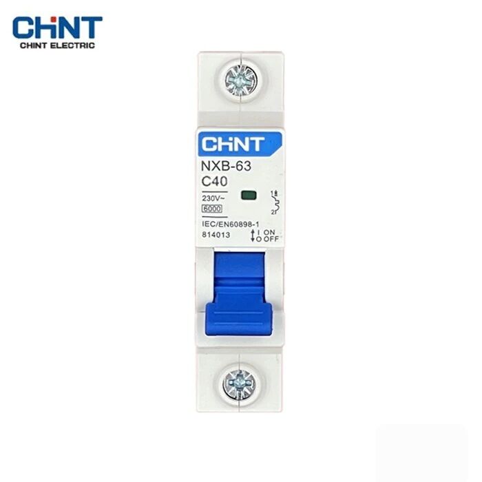 Atomat mcb 1p chnt nxb63 20a,25a,32a,40achống quá tải, bảo vệ ngắt mạch