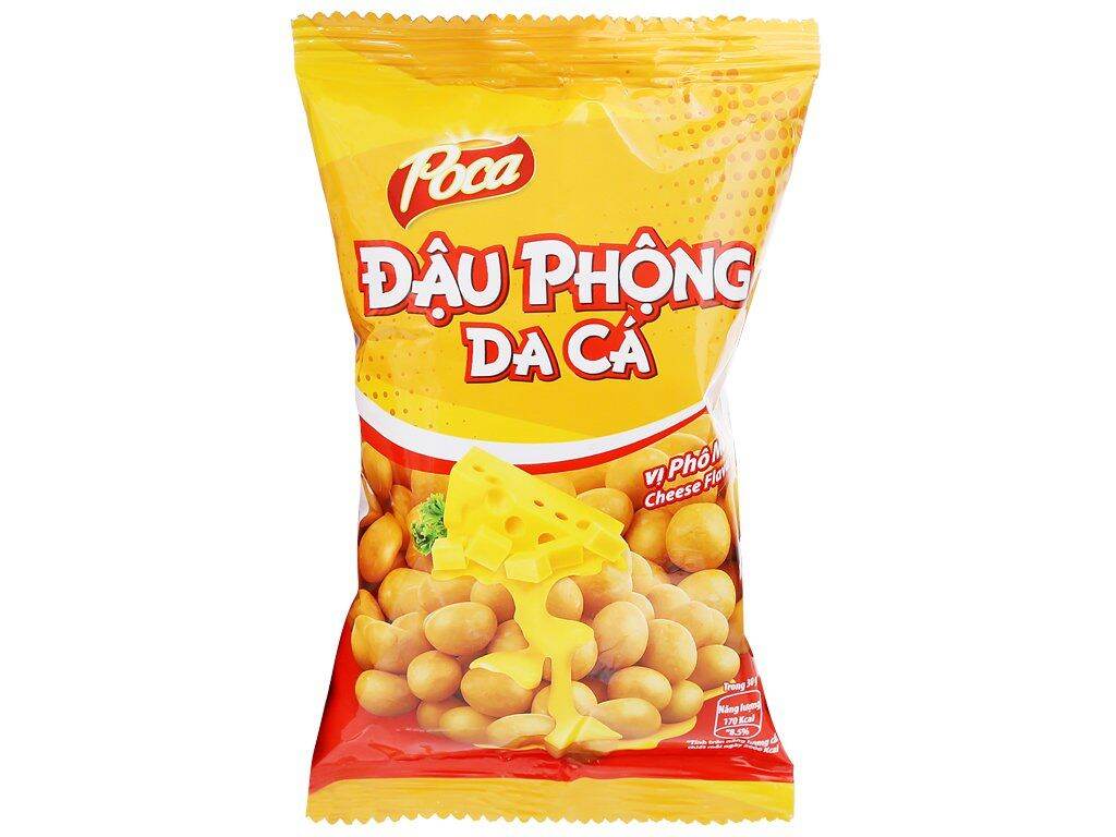 6 Bich Đậu phộng da cá vị phô mai Poca gói 42g