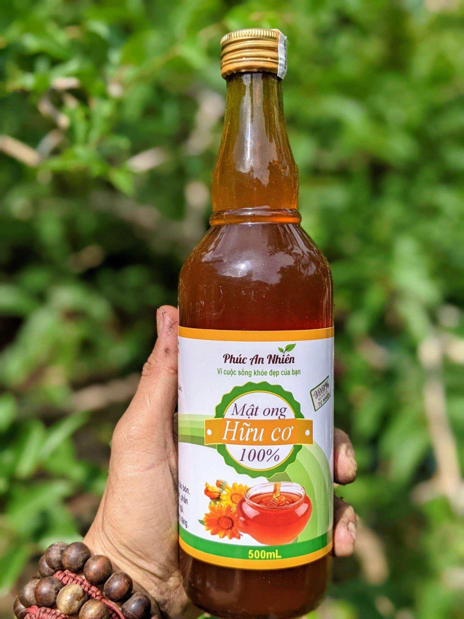 Mật ong Phúc An Nhiên chai thủy tinh 500ml