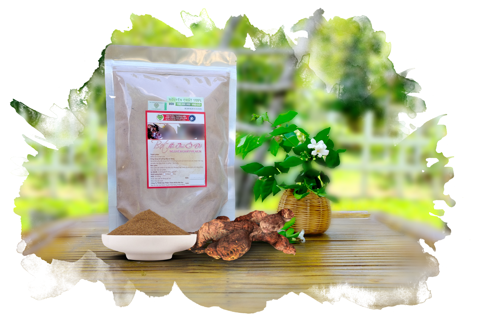 BỘT HÀ THỦ Ô ĐỎ NGUYÊN CHẤT MẸ KEN (500gr)