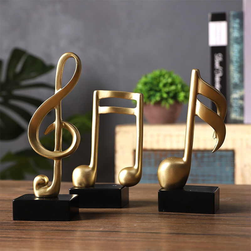 Đồ Trang Trí Tủ Rượu Phòng Khách Bắc Âu Đồ Trang Trí Nốt Nhạc Sáng Tạo Giá Đàn Piano Phòng Học Âm Nhạc Đồ Thủ Công Mỹ Nghệ Nhỏ Phòng Đọc Sách Bài Trí