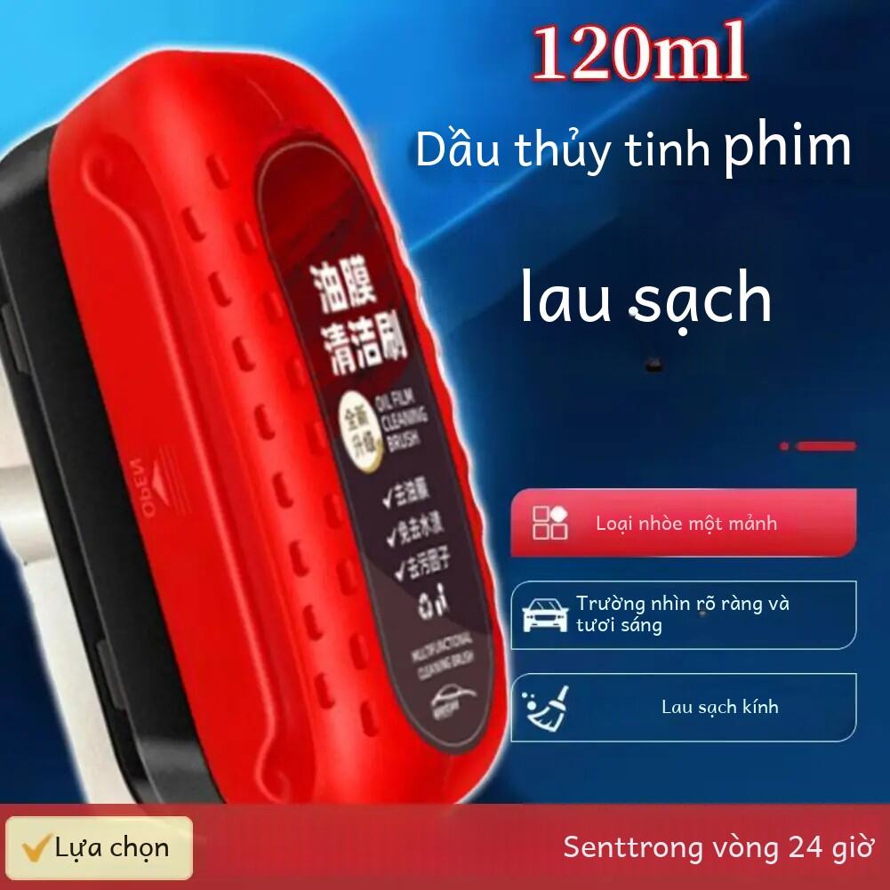 Bàn Chải Làm Sạch Kính Chắn Gió Ô Tô Bằng Bọt Biển - Loại Bỏ Màng Dầu Chăm Sóc Ô Tô Công Cụ Bảo Trì Đánh Bóng Cho Kính Chắn Gió