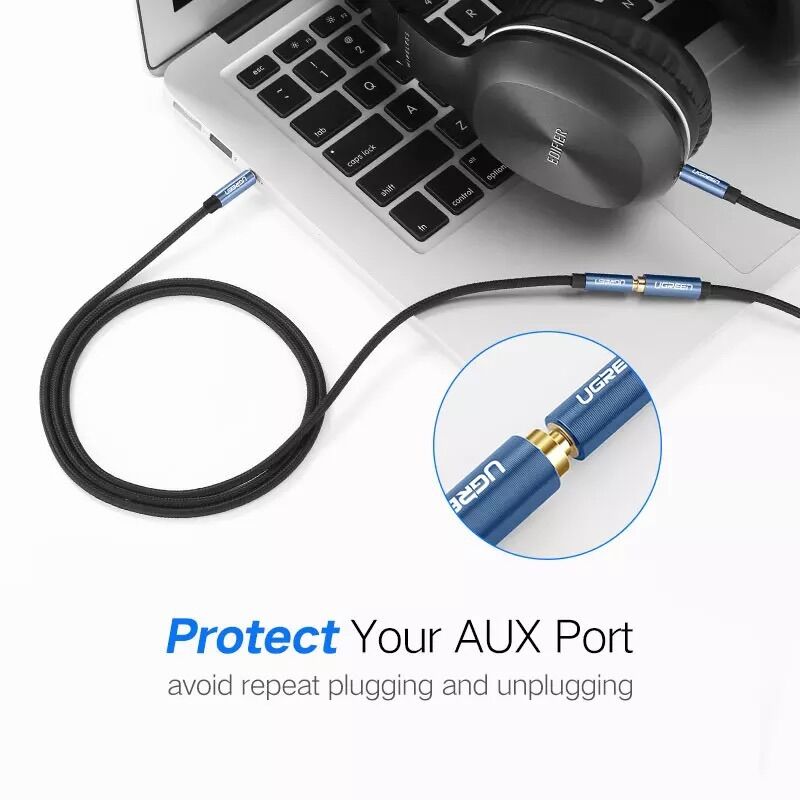 Cáp nối dài loa Ugreen chuẩn 3.5