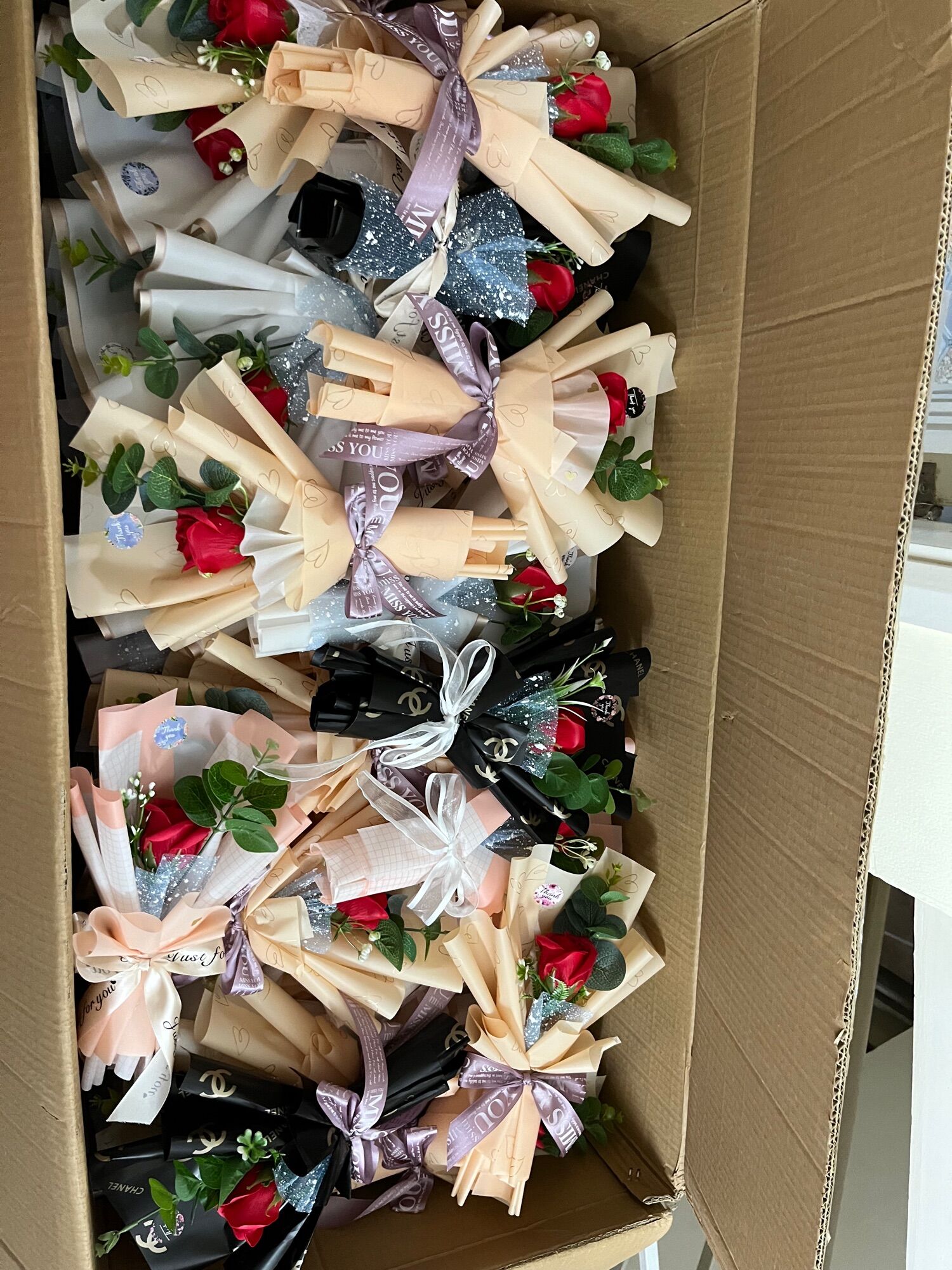 Sỉ 10 bó hoa sáp 1 bông