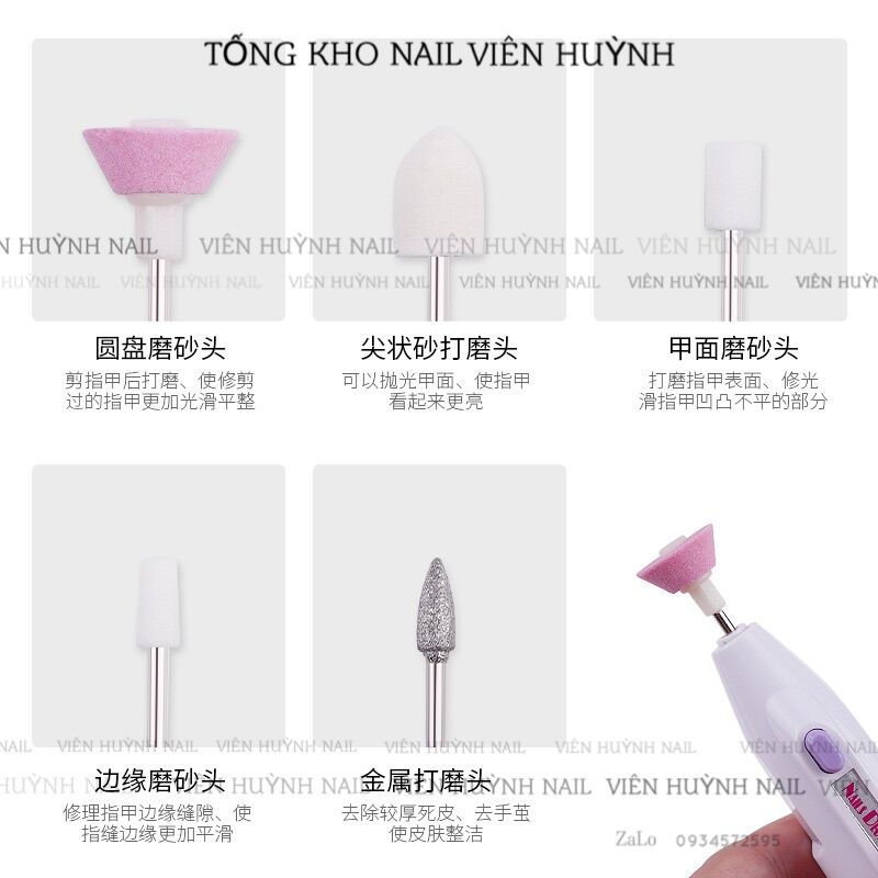 máy mài móng cầm tay mini , máy chạy bằng pin