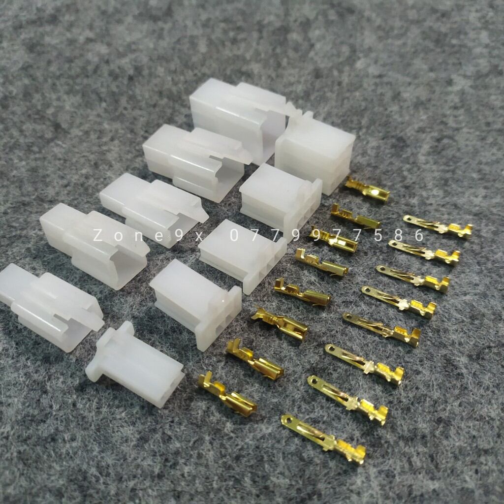 Bộ nhựa giắc cos xe máy, oto 1p 2p 3p 4p 6p 9p | giá 5 bộ