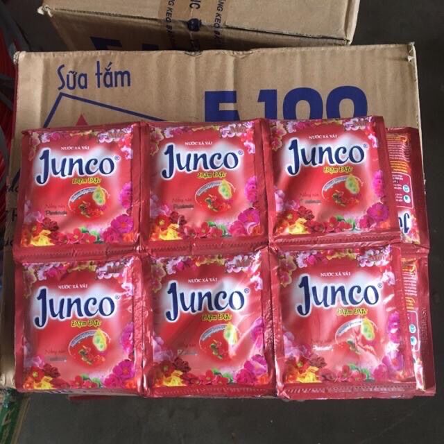 Dây 10 gói nước xả vả Junco